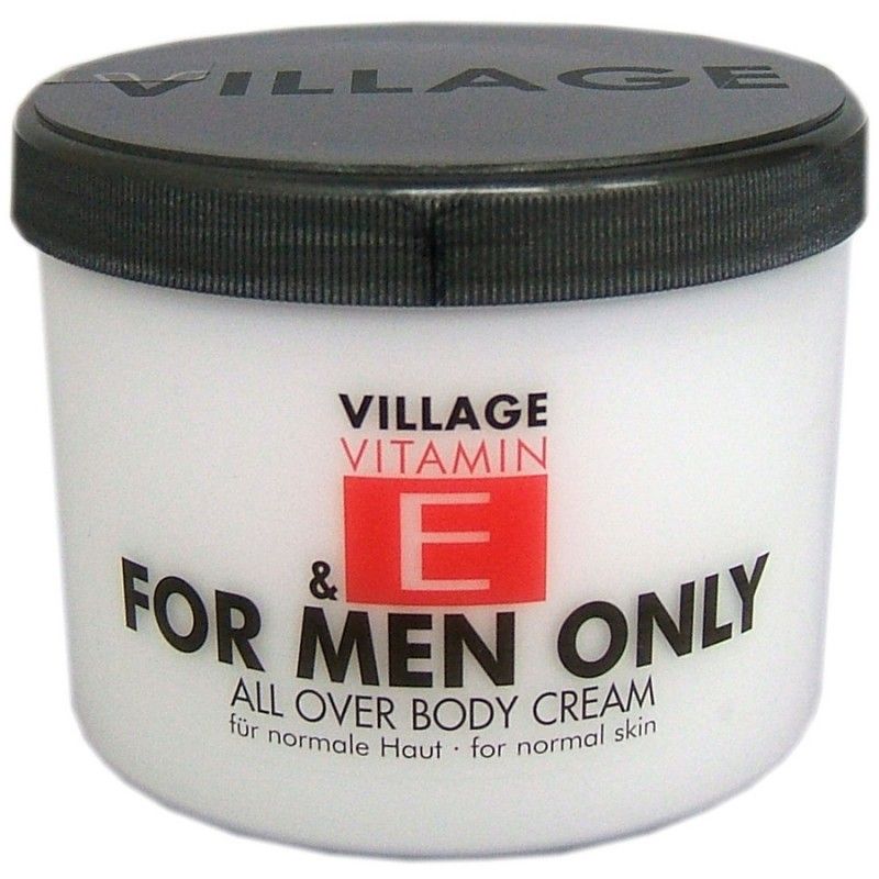 Crema corp cu vitamina E For Men Only, Village Cosmetics, 500 ml