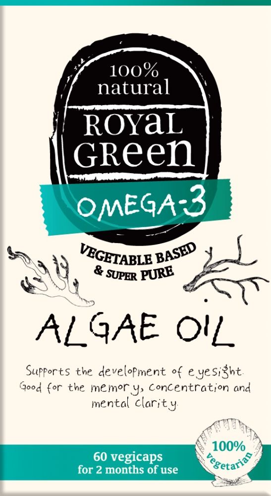 Ulei de alge, Royal Green, 60 capsule