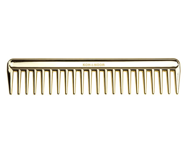 Pieptene auriu cu dinti lati 19 x 4 cm, Koh-I-Noor, 7132G