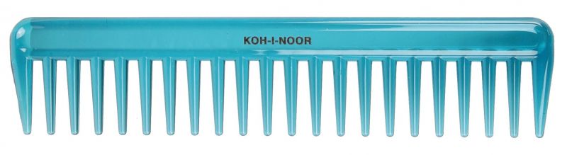 Pieptene albastru dinti lati 19 x 4 cm, Koh-I-Noor, 8132PE