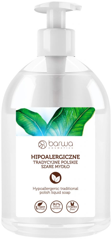 Sapun lichid hipoalergenic Barwa Cosmetics, 500 ml