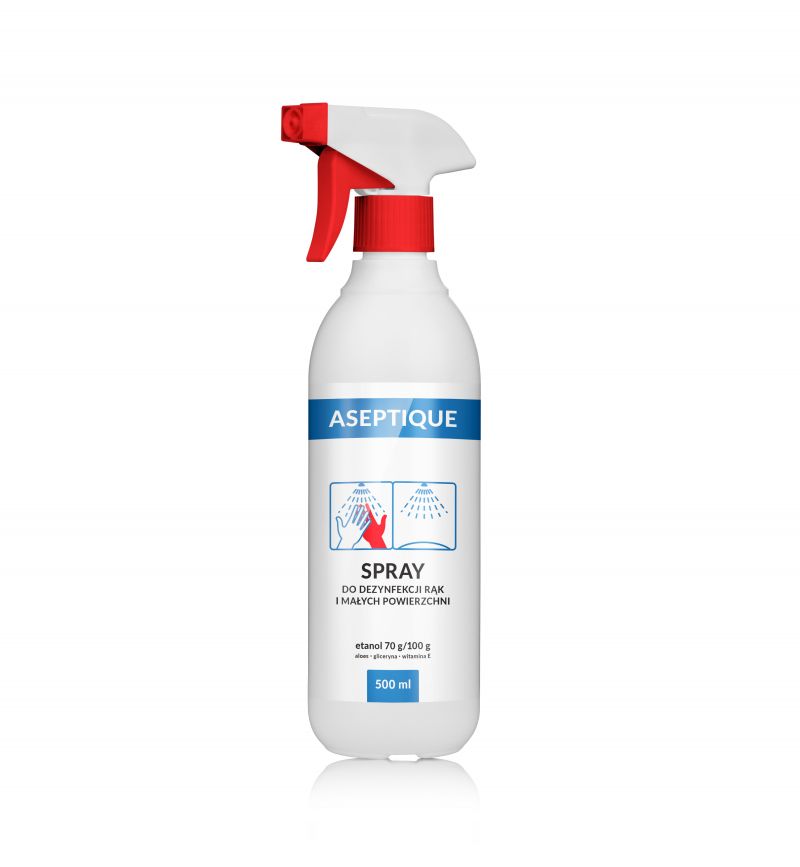 Spray antibacterian pentru maini cu aloe vera, Organique, 500 ml