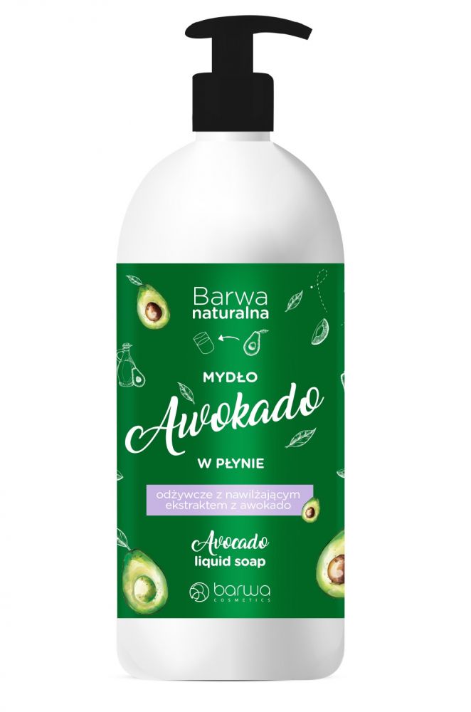 Sapun lichid cu avocado, Barwa Cosmetics, 500 ml