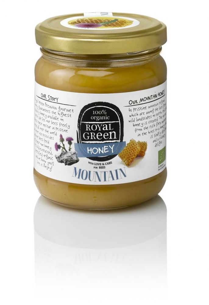 Miere Mountain Honey, certificata ecologic, Royal Green, 250 g