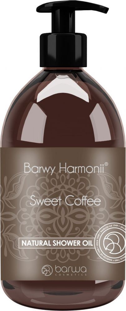 Ulei natural de dus cu cafea dulce, Harmony, Barwa Cosmetics, 440 ml