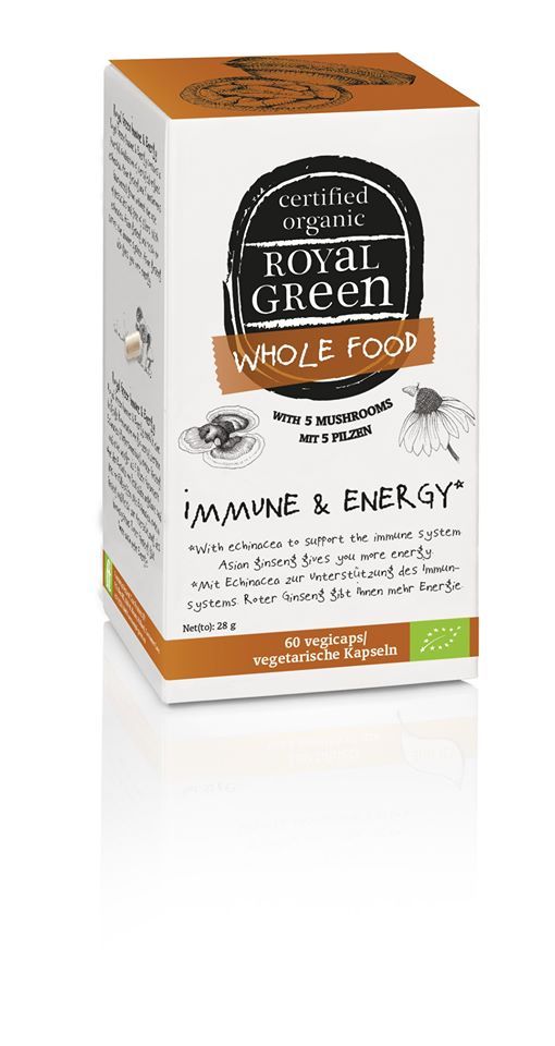 Imunitate și Energie BIO, Royal Green, 60 capsule vegetale