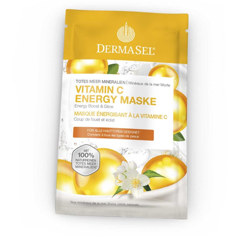 Masca faciala vitamina C energizanta, Dermasel, 12 ml
