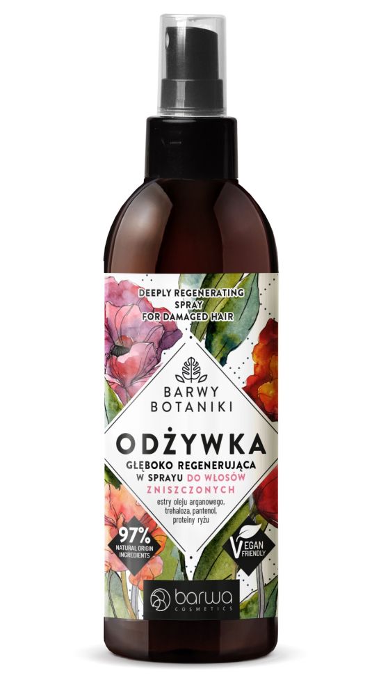 Spray balsam regenerant pentru parul degradat, BARWY BOTANIKI, Barwa Cosmetics, 250 ml
