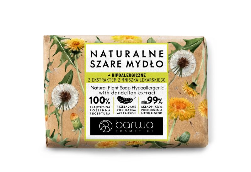 Sapun hipoalergenic cu papadie Natural Plant, Barwa Cosmetics, 90 g