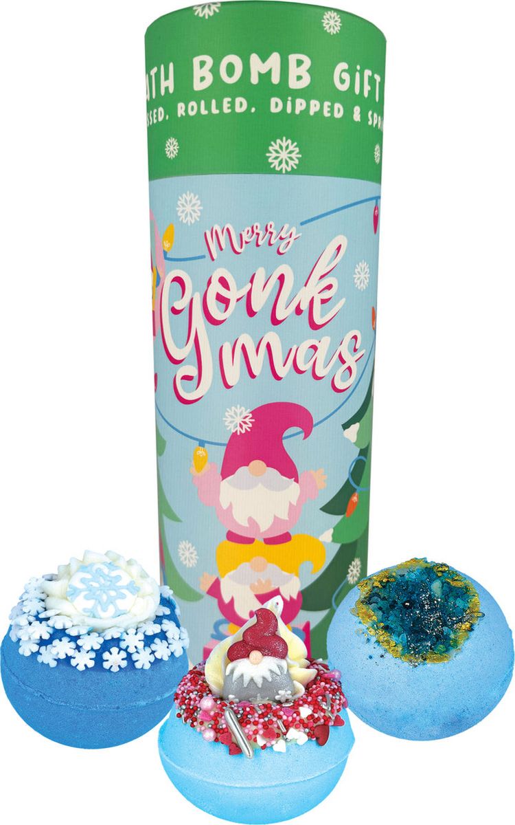 Set cadou Merry Gonkmas BathBlaster Tube Bomb Cosmetics