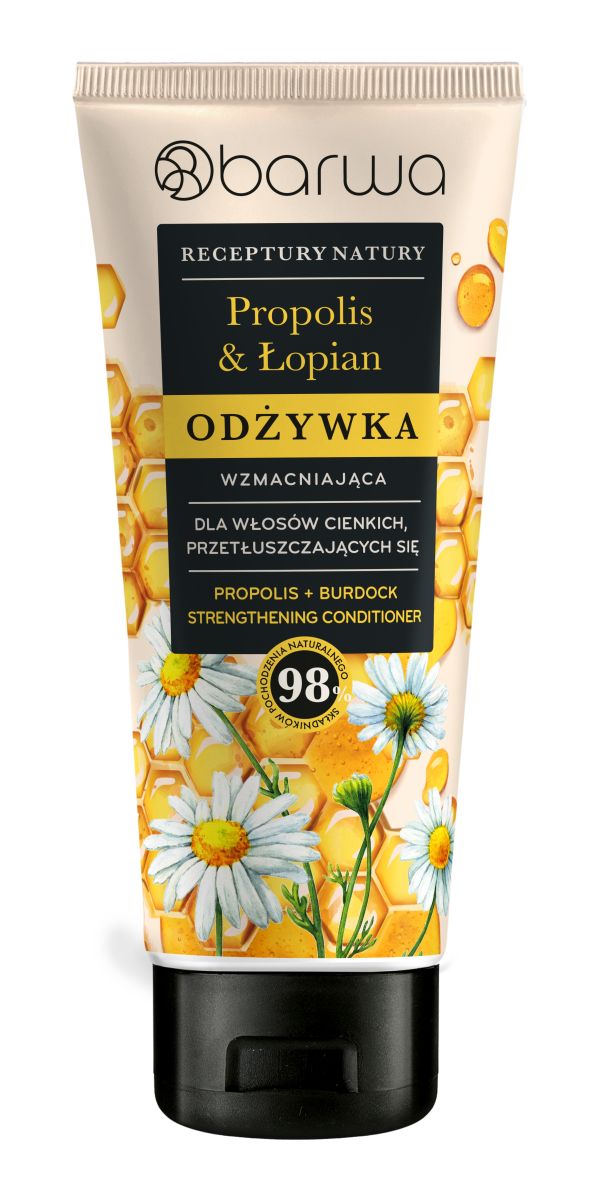Balsam par fortifiant cu propolis si brusture, Barwa Cosmetics, 200 ml