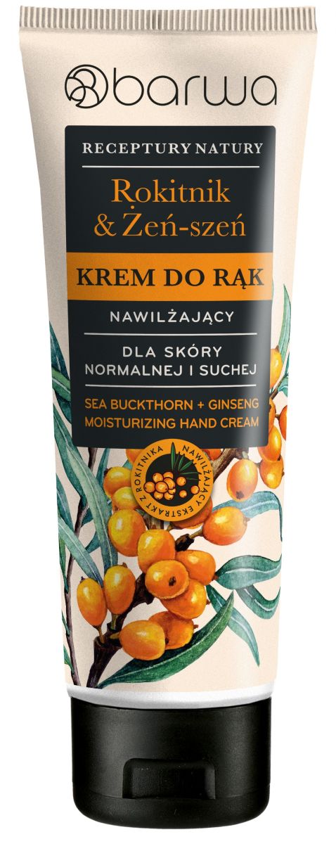 Crema maini hidratanta cu catina si ginseng, Barwa Cosmetics, 100 ml