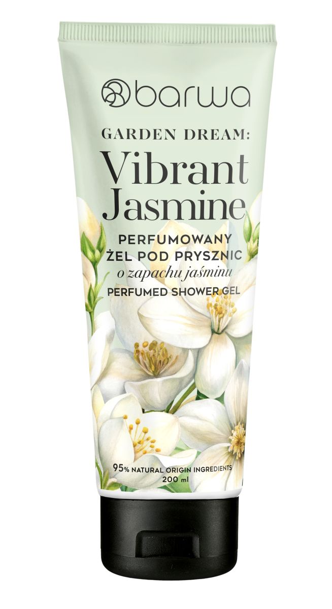 Gel de dus parfumat cu iasomie vibranta, Barwa Cosmetics, 200 ml