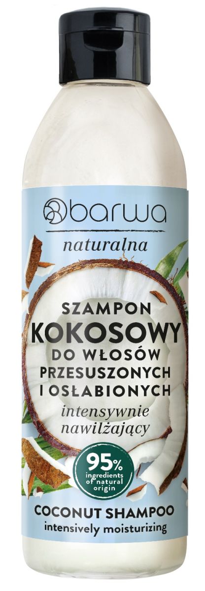 Sampon Natural cu nuca de cocos, Barwa Cosmetics, 300 ml