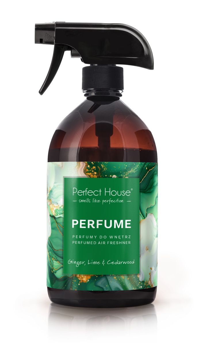 Parfum de interior Perfect House cu ghimbir, lime si lemn de cedru, Barwa Cosmetics, 500 ml