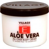 Crema corp cu vitamina E si Aloe Vera, Village Cosmetics, 500 ml