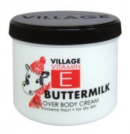 Crema corp cu vitamina E Buttermilk Special, Village Cosmetics, 500 ml