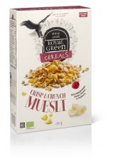Crisp & Crunch Muesli - cereale fara gluten, Royal Green, 175 gr