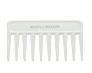 Pieptene alb afro, 9 x 7 cm, Koh-I-Noor, 8131V