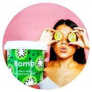 Exfoliant de corp Kiwi & Lime, Bomb Cosmetics, 365 ml