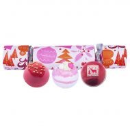 Set cadou We Wish you a Rosy Christmas Cracker, 3 produse, Bomb Cosmetics