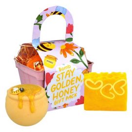 Set cadou Stay Golden Honey Punnet Bomb Cosmetics
