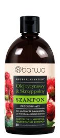 Sampon regenerant cu ulei de ricin si coada calului, Barwa Cosmetics, 380 ml