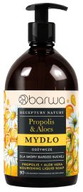 Sapun lichid nutritiv cu propolis si aloe vera, Barwa Cosmetics, 480 ml