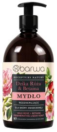 Sapun lichid regenerant cu trandafir salbatic si betaina, Barwa Cosmetics, 480 ml
