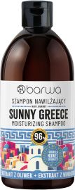 Sampon hidratant SUNNY GREECE cu cu ulei si extracte de masline si struguri, Barwa Cosmetics, 380 ml