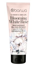 Gel de dus parfumat cu floare de trandafir alb, Barwa Cosmetics, 200 ml